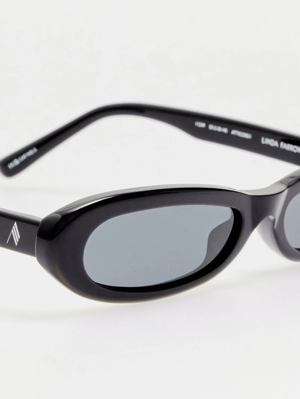 Linda Farrow Andrea Sunglasses, black, view 6