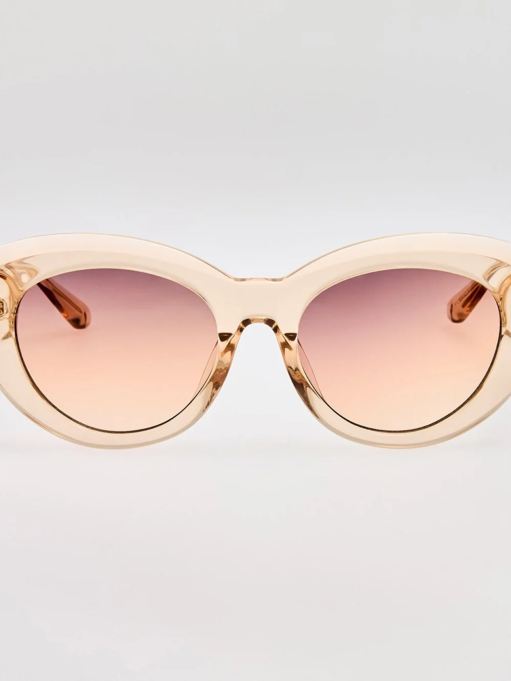 Linda Farrow Anna Sunglasses in ash