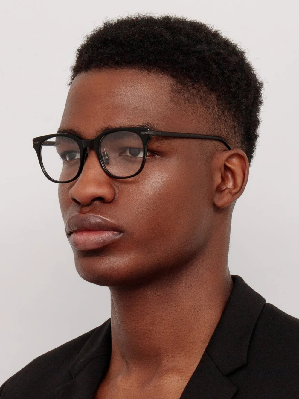 Linda Farrow Arch Optical, black matt nickel, view 4