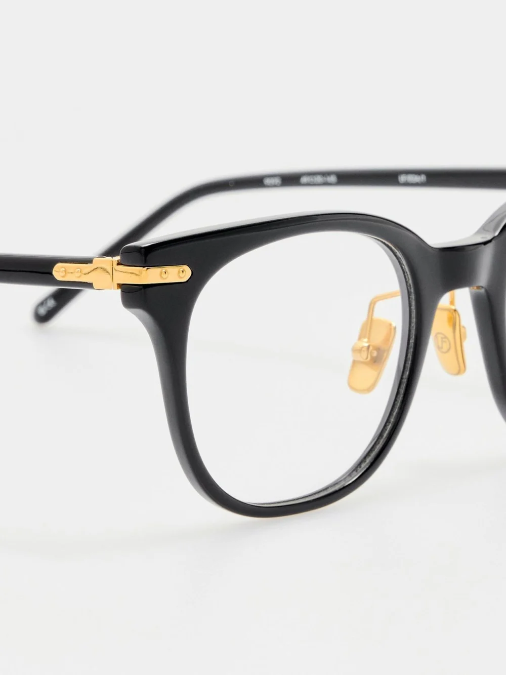 Linda Farrow Arch Optical, black, view 4