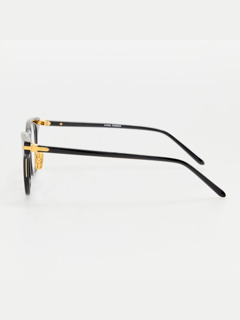Linda Farrow Arch Optical, black, view 5