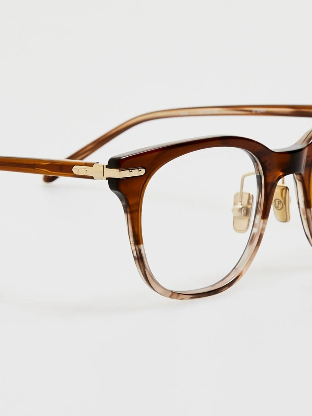 Linda Farrow Arch Optical, caramel horn, view 5