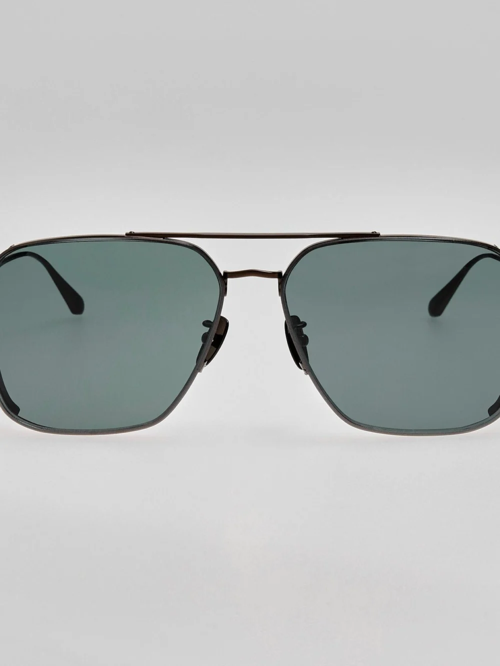 Linda Farrow Asher Sunglasses in matt black nickel
