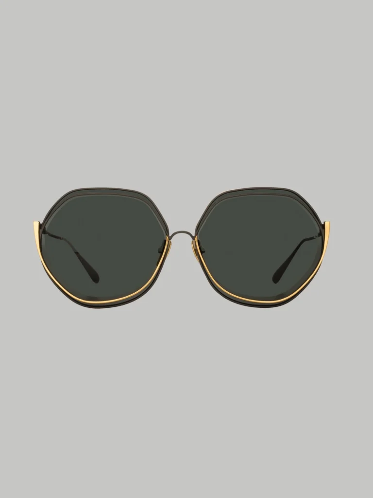 Linda Farrow Aspen Sunglasses in Matt Nickel