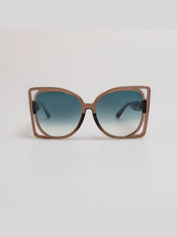 Linda Farrow Astra Sunglasses in Brown