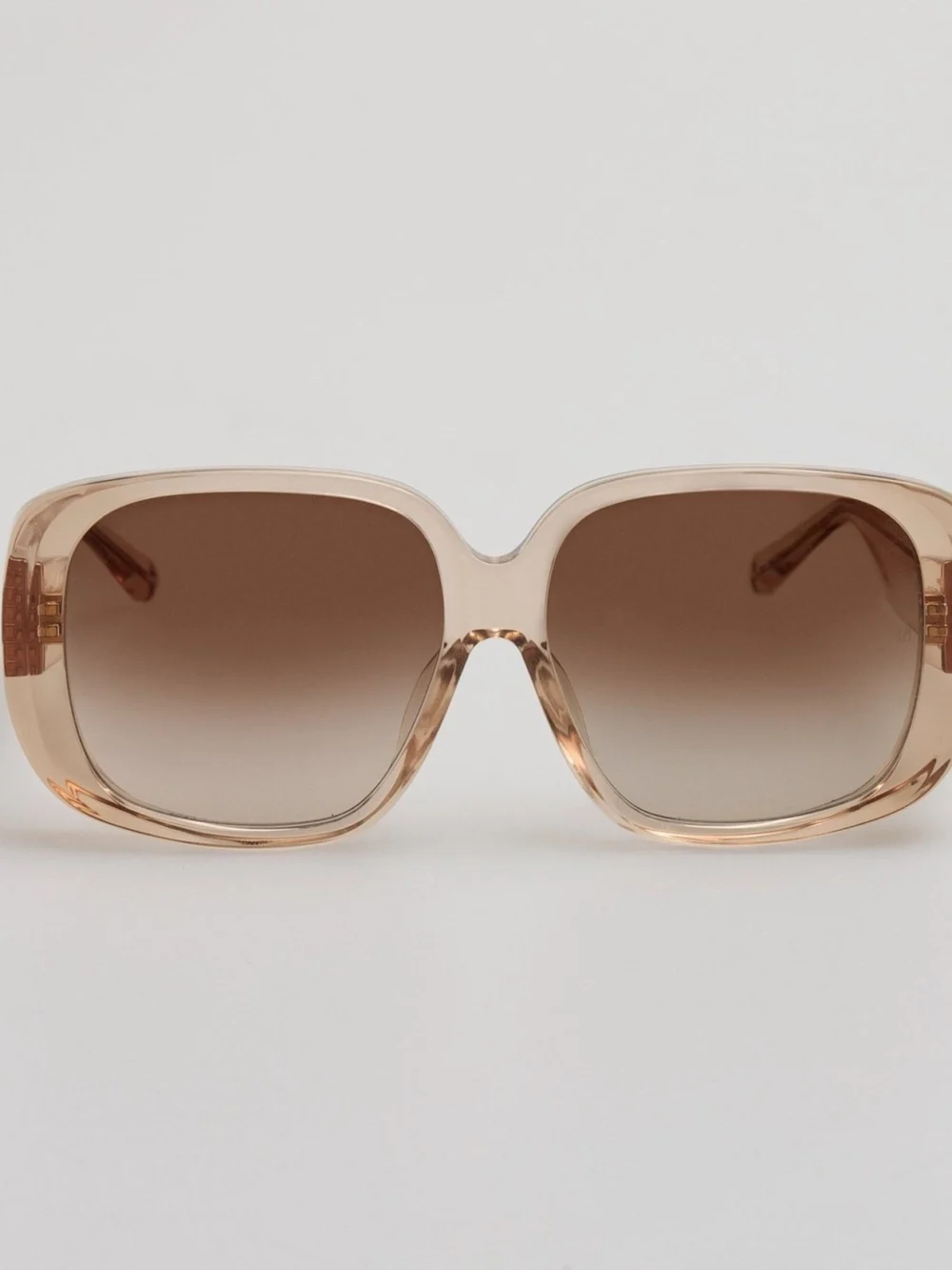 Linda Farrow Astrid Oversized Sunglasses in ash