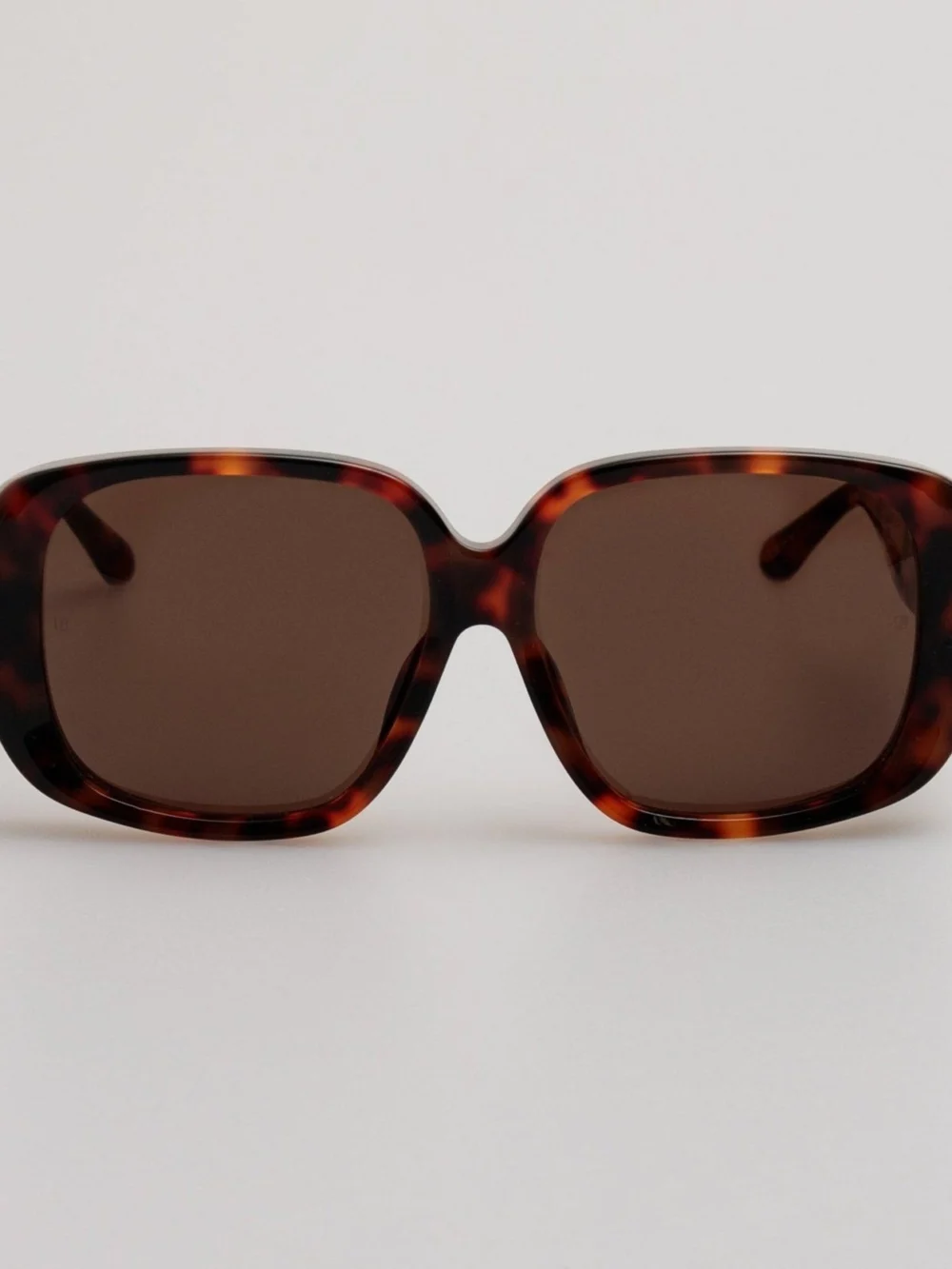 Linda Farrow Astrid Oversized Sunglasses in tortoiseshell