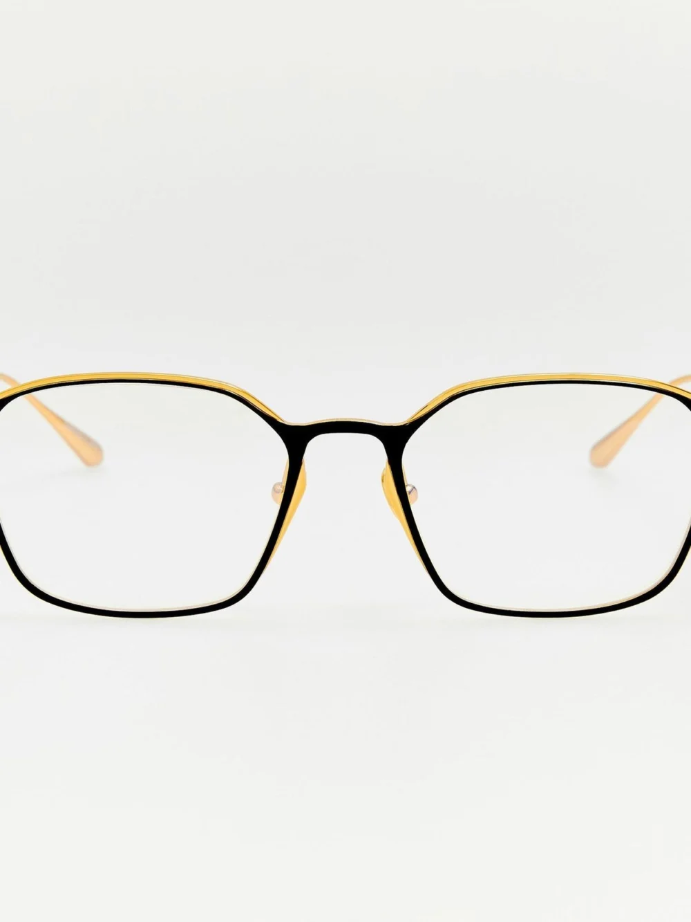 Linda Farrow Avery Optical in black and 22k gold