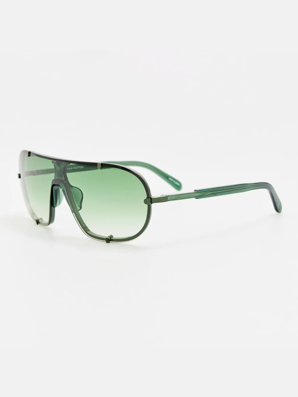 Linda Farrow Aviator Sunglasses, khaki, view 2
