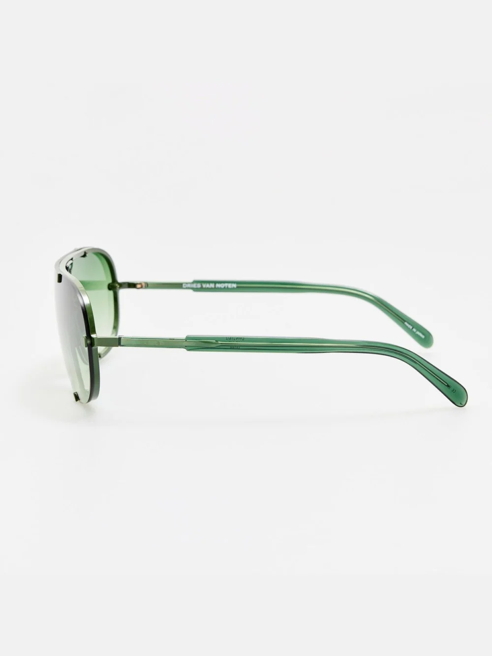 Linda Farrow Aviator Sunglasses, khaki, view 5