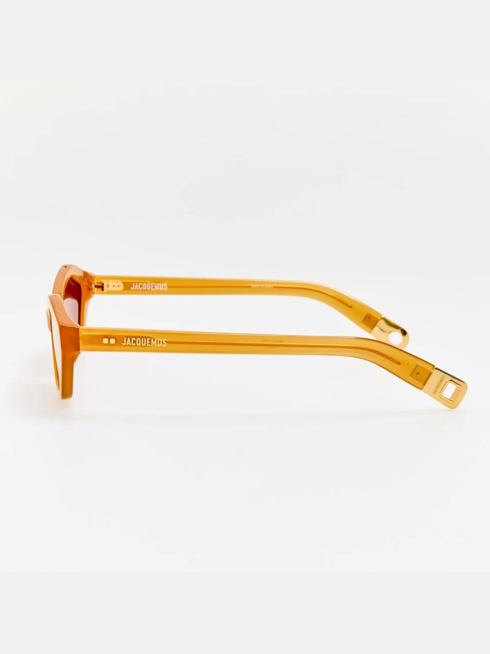 Linda Farrow Bambino Sunglasses, caramel, view 5