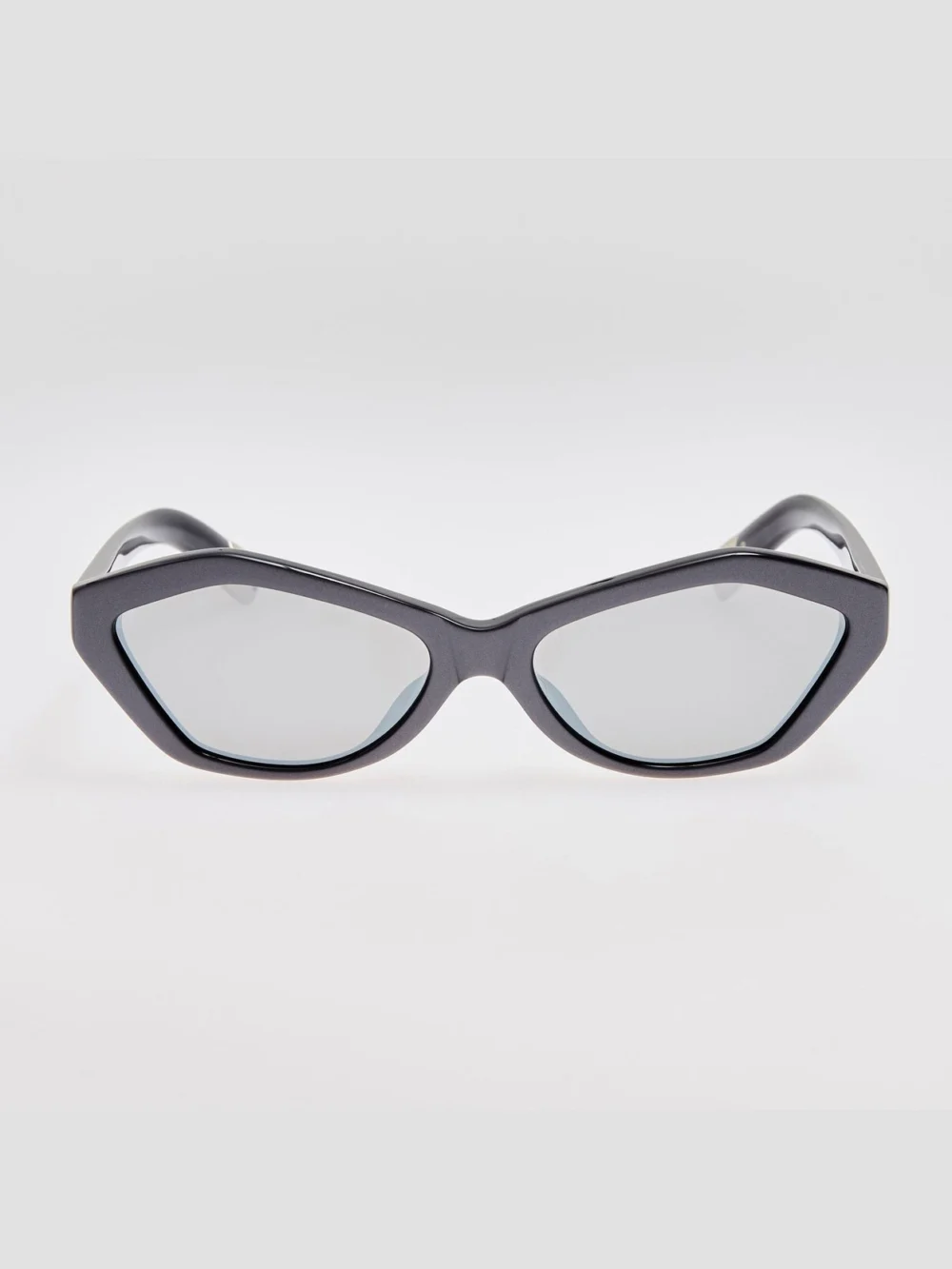Linda Farrow Bambino Sunglasses in metallic gunmetal