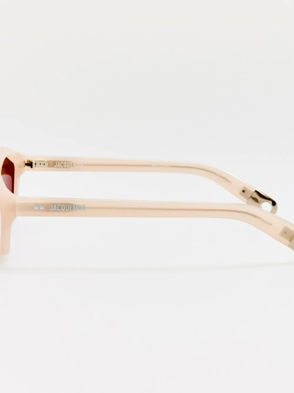 Linda Farrow Bambino Sunglasses, pearl, view 5