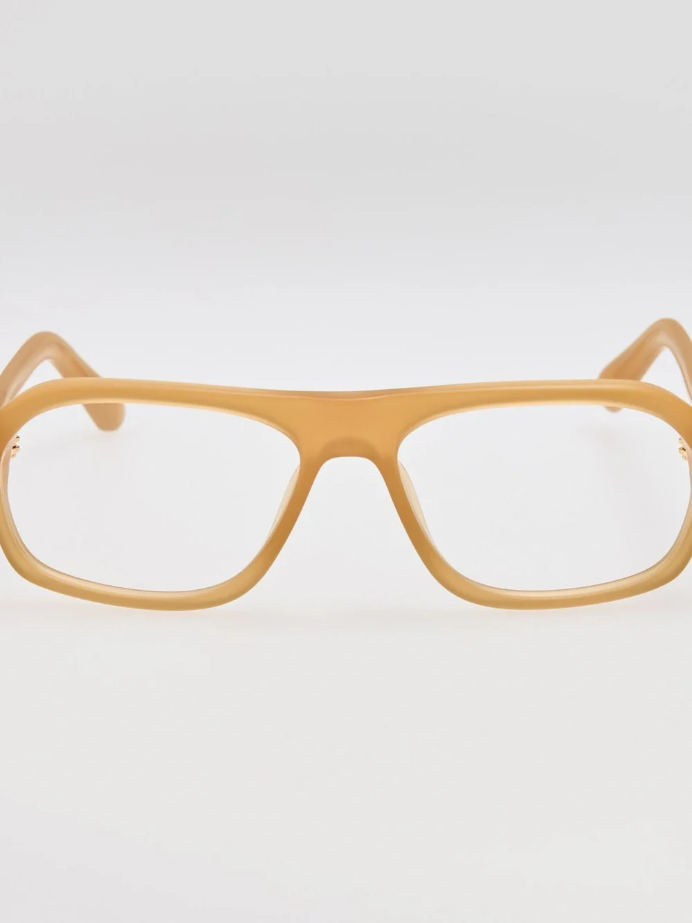 Linda Farrow Becane Optical in milky brown