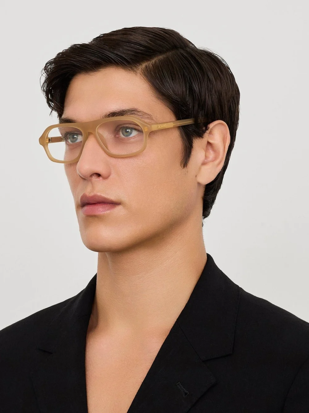 Linda Farrow Becane Optical, milky brown, view 4