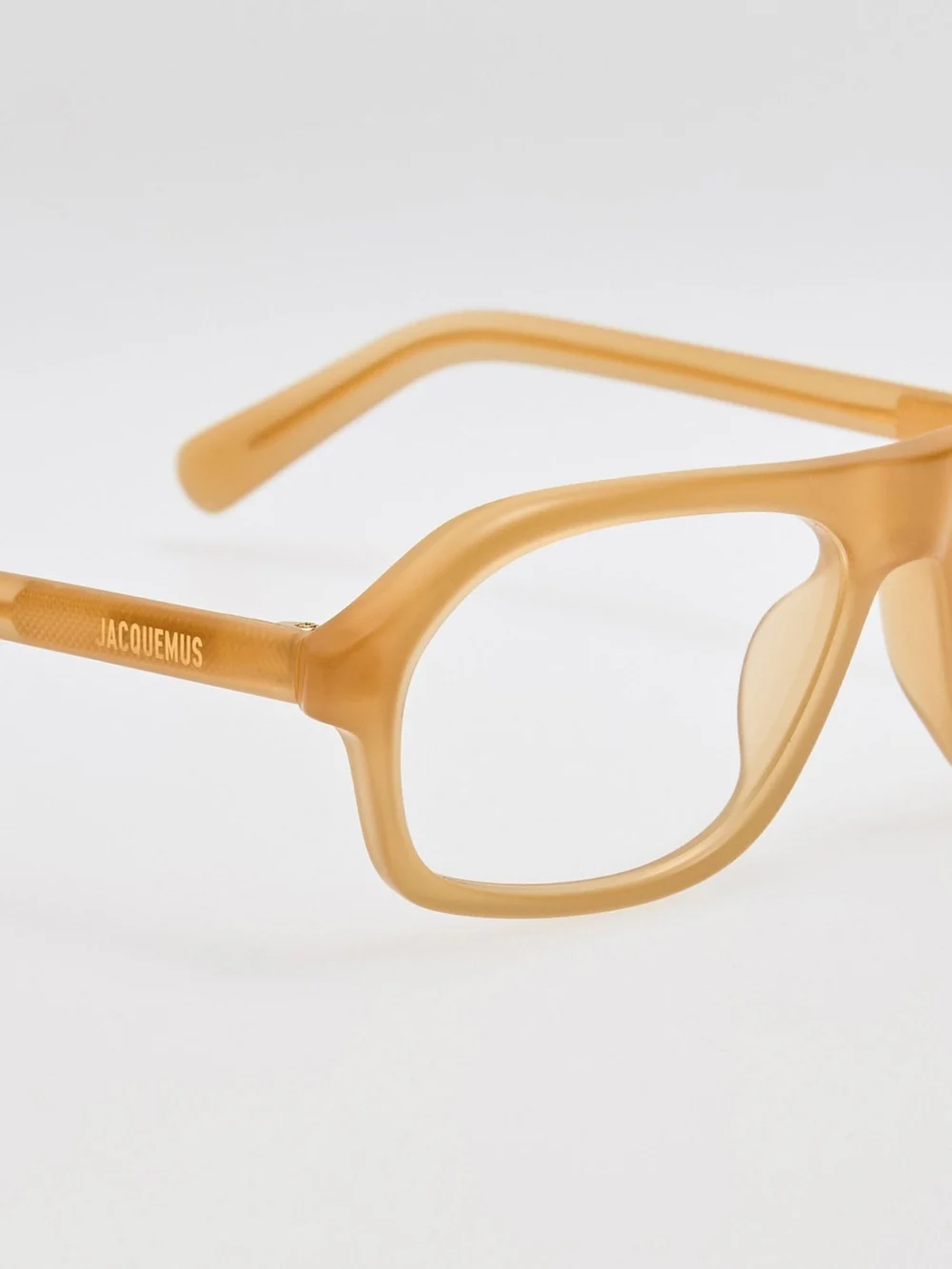 Linda Farrow Becane Optical, milky brown, view 5