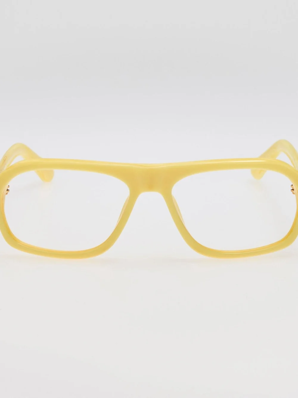 Linda Farrow Becane Optical in yellow stripe