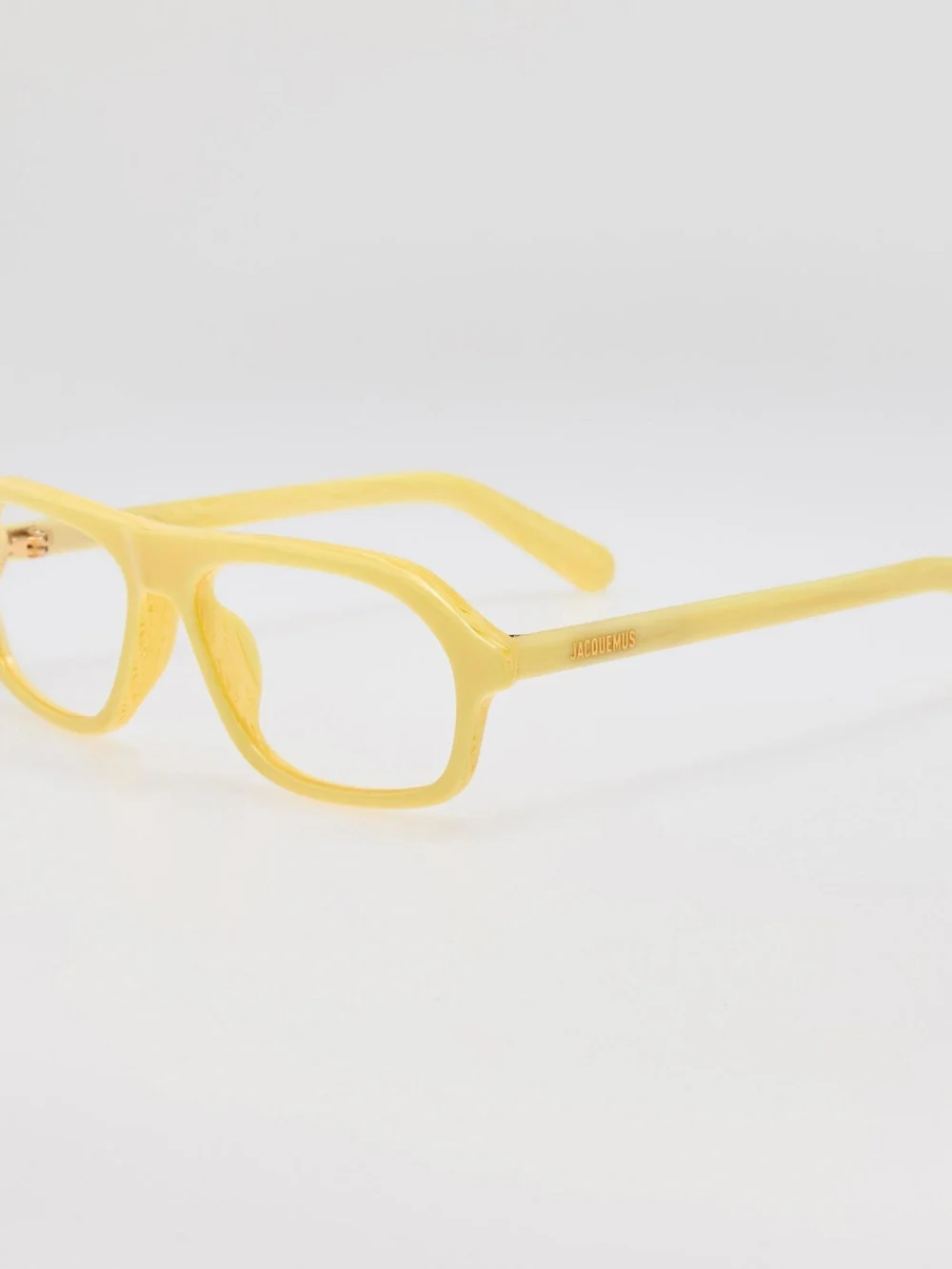 Linda Farrow Becane Optical, yellow stripe, view 2