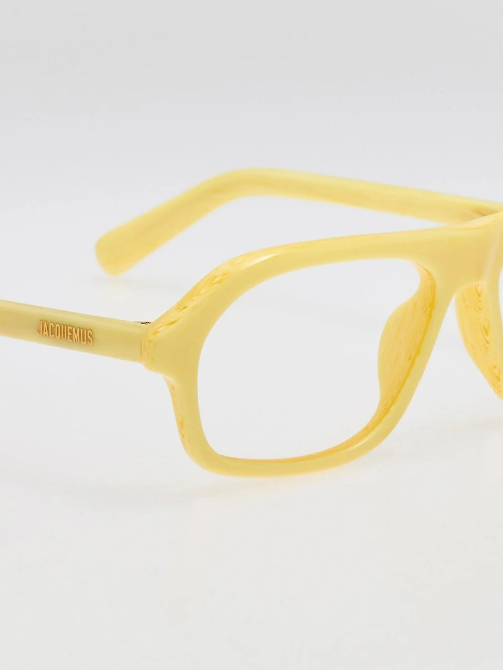 Linda Farrow Becane Optical, yellow stripe, view 5