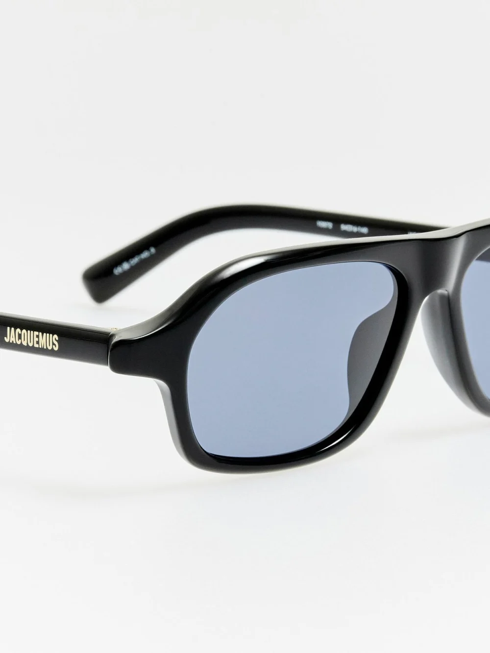 Linda Farrow Becane Sunglasses, black, view 6