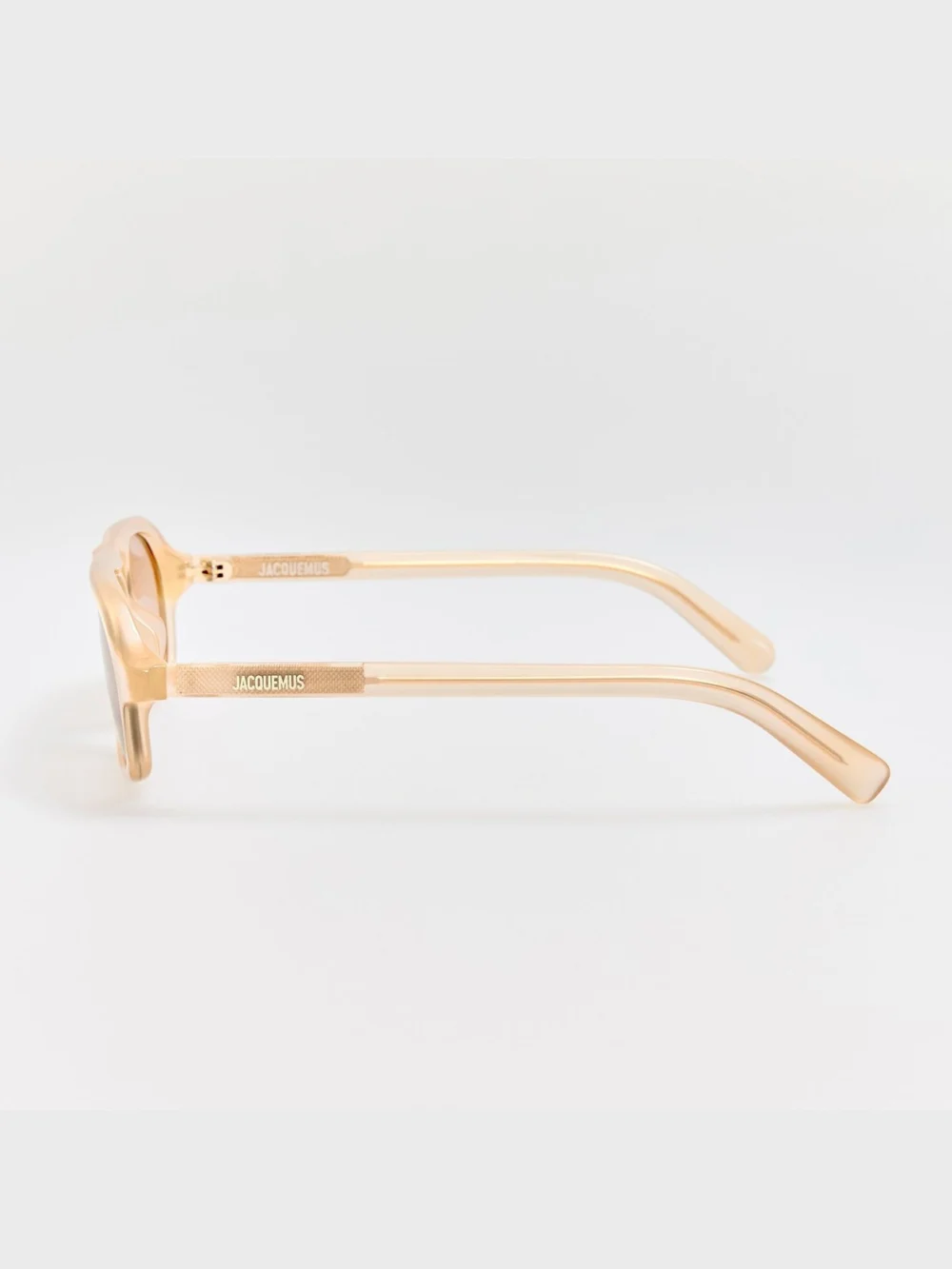 Linda Farrow Becane Sunglasses, nude, view 5