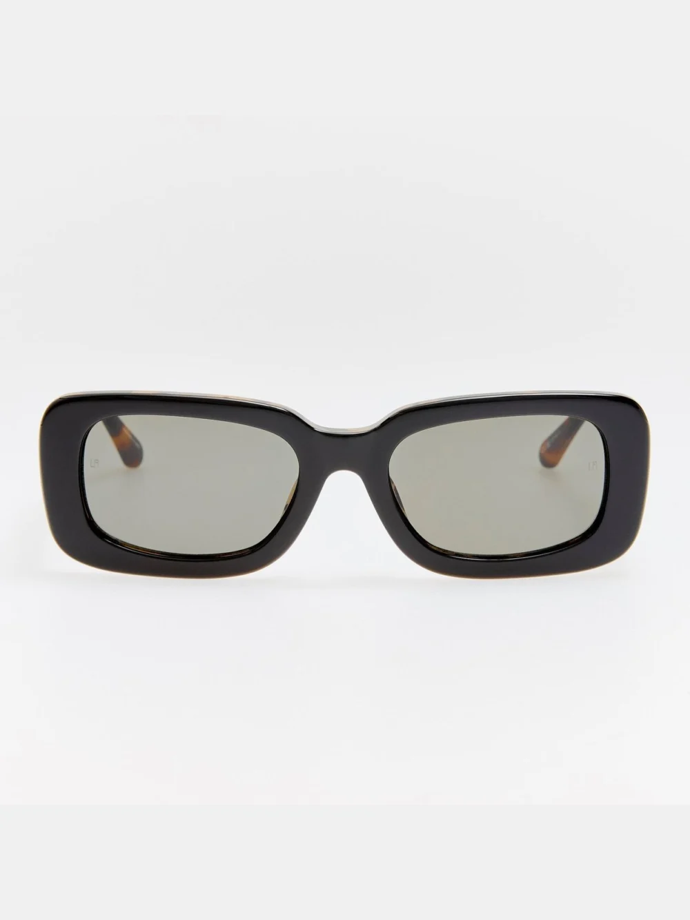 Linda Farrow Belle Sunglasses in black and tortoiseshell