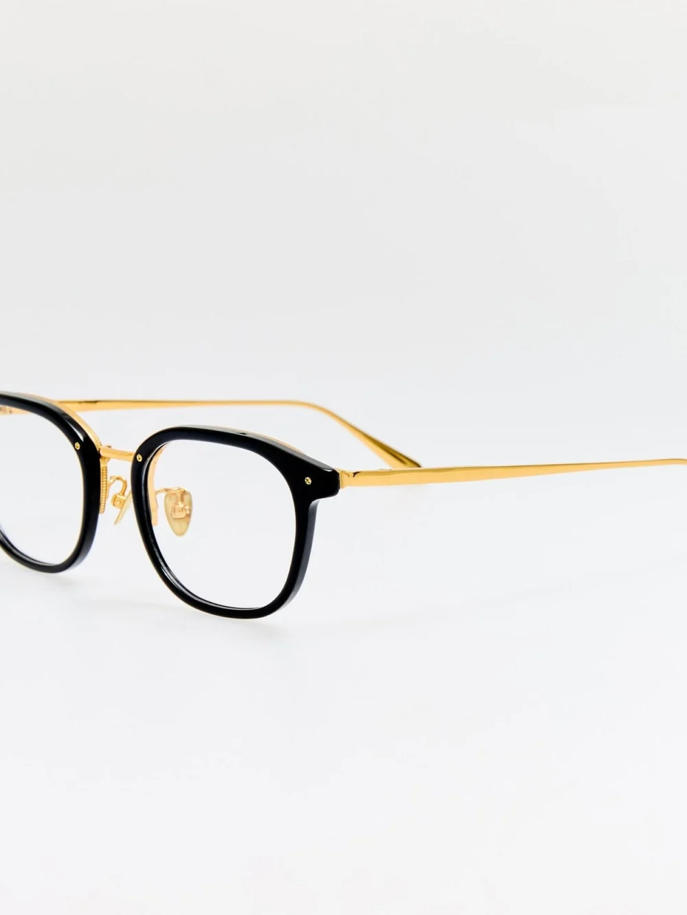 Linda Farrow Bennet Optical, black, view 2