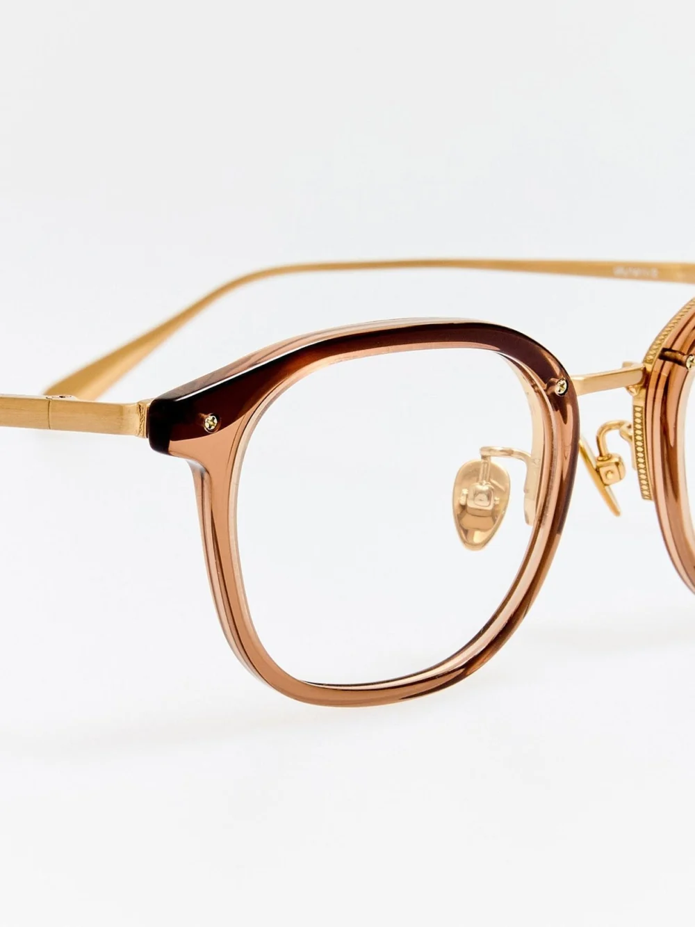 Linda Farrow Bennet Optical, brown, view 6