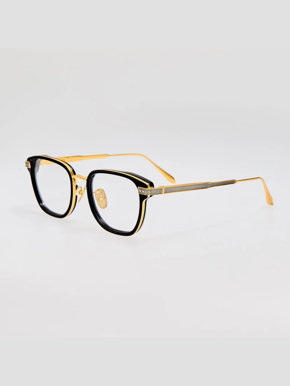 Linda Farrow Blakher Optical, 22k gold and black, view 2