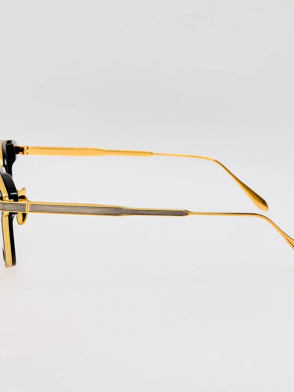 Linda Farrow Blakher Optical, 22k gold and black, view 6