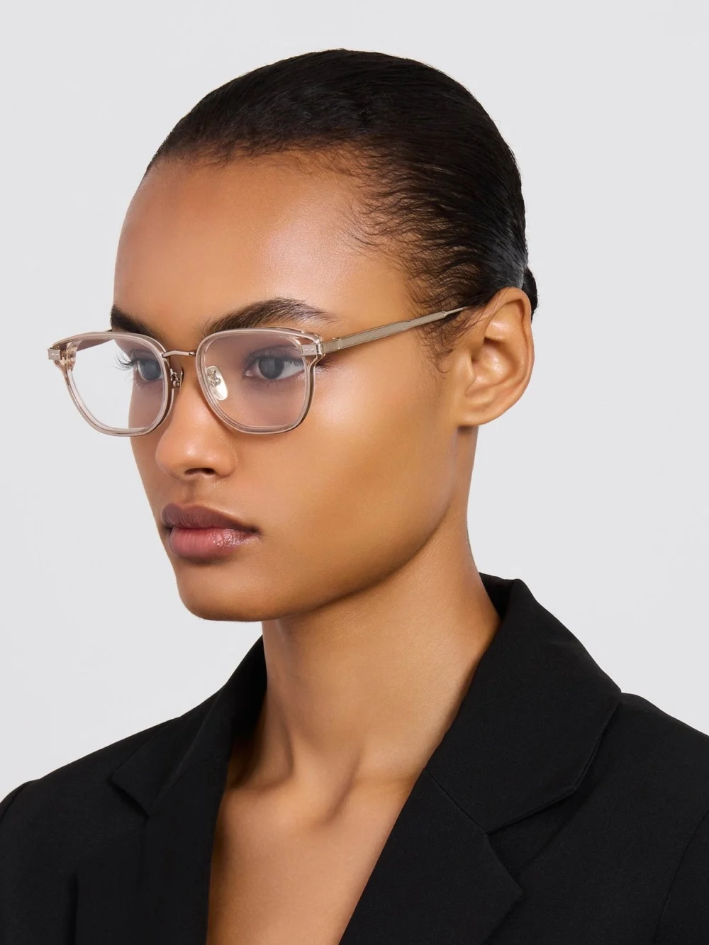 Linda Farrow Blakher Optical, ash, view 3