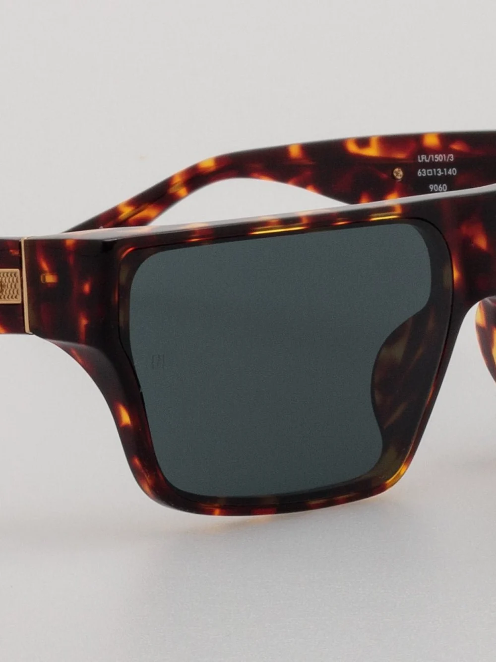 Linda Farrow Brady Sunglasses, tortoiseshell, view 5