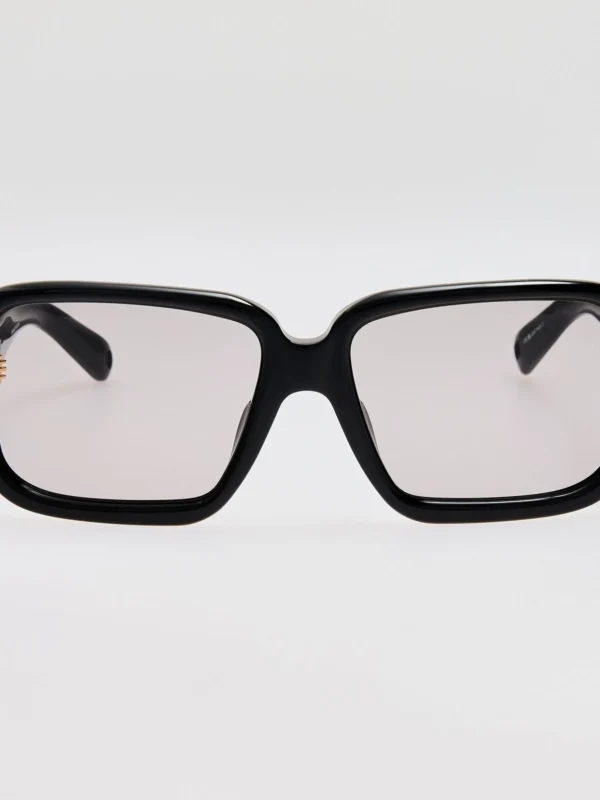Linda Farrow Cabana Oversize Sunglasses in Black