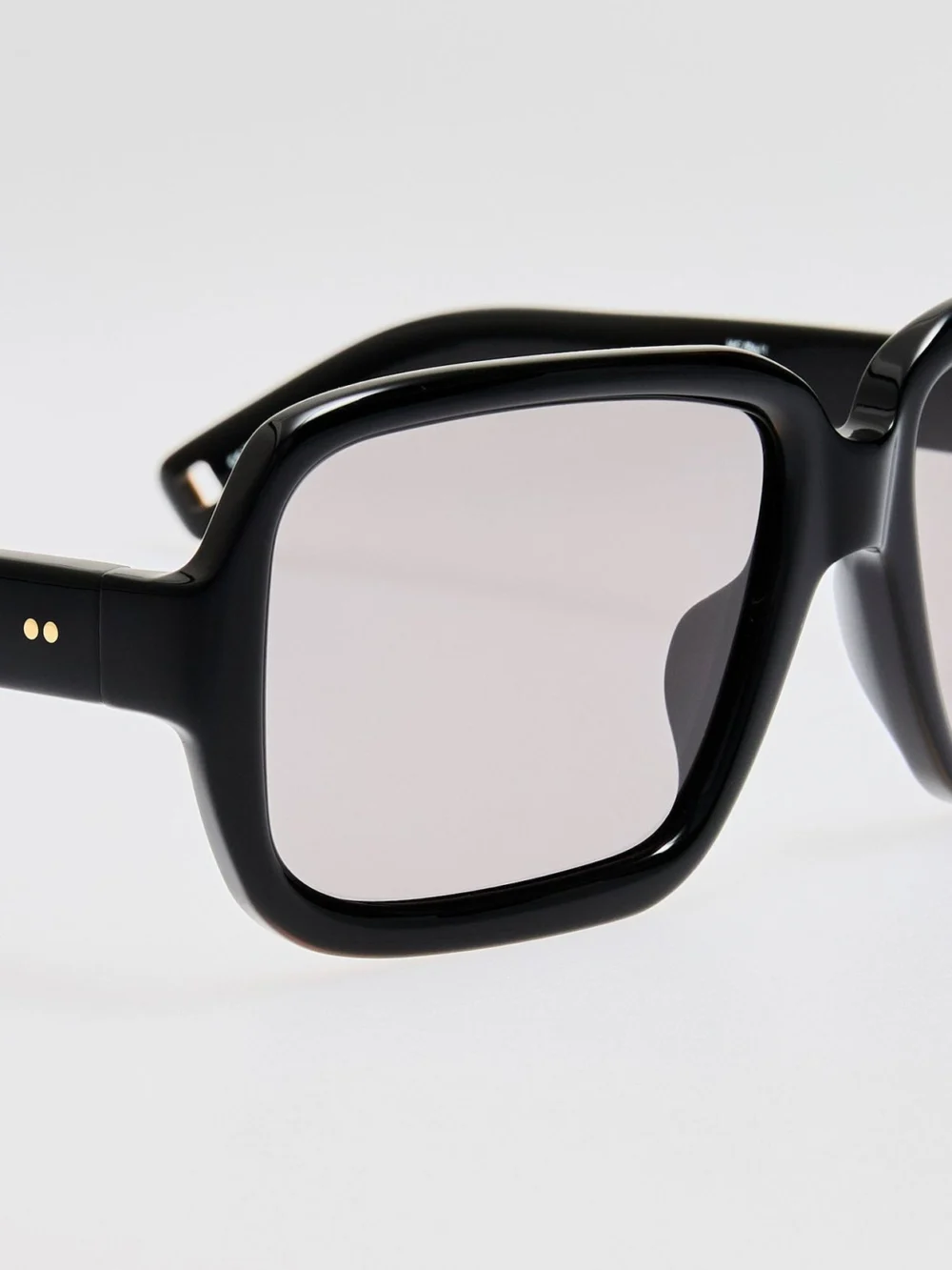 Linda Farrow Cabana Oversize Sunglasses, black, view 4