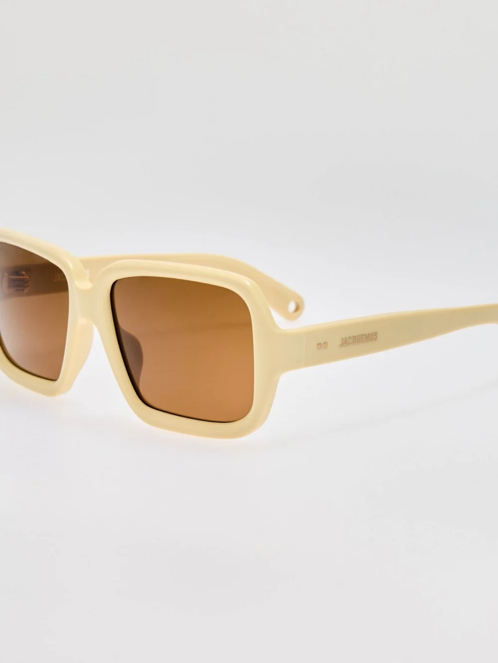 Linda Farrow Cabana Oversize Sunglasses, sand, view 3