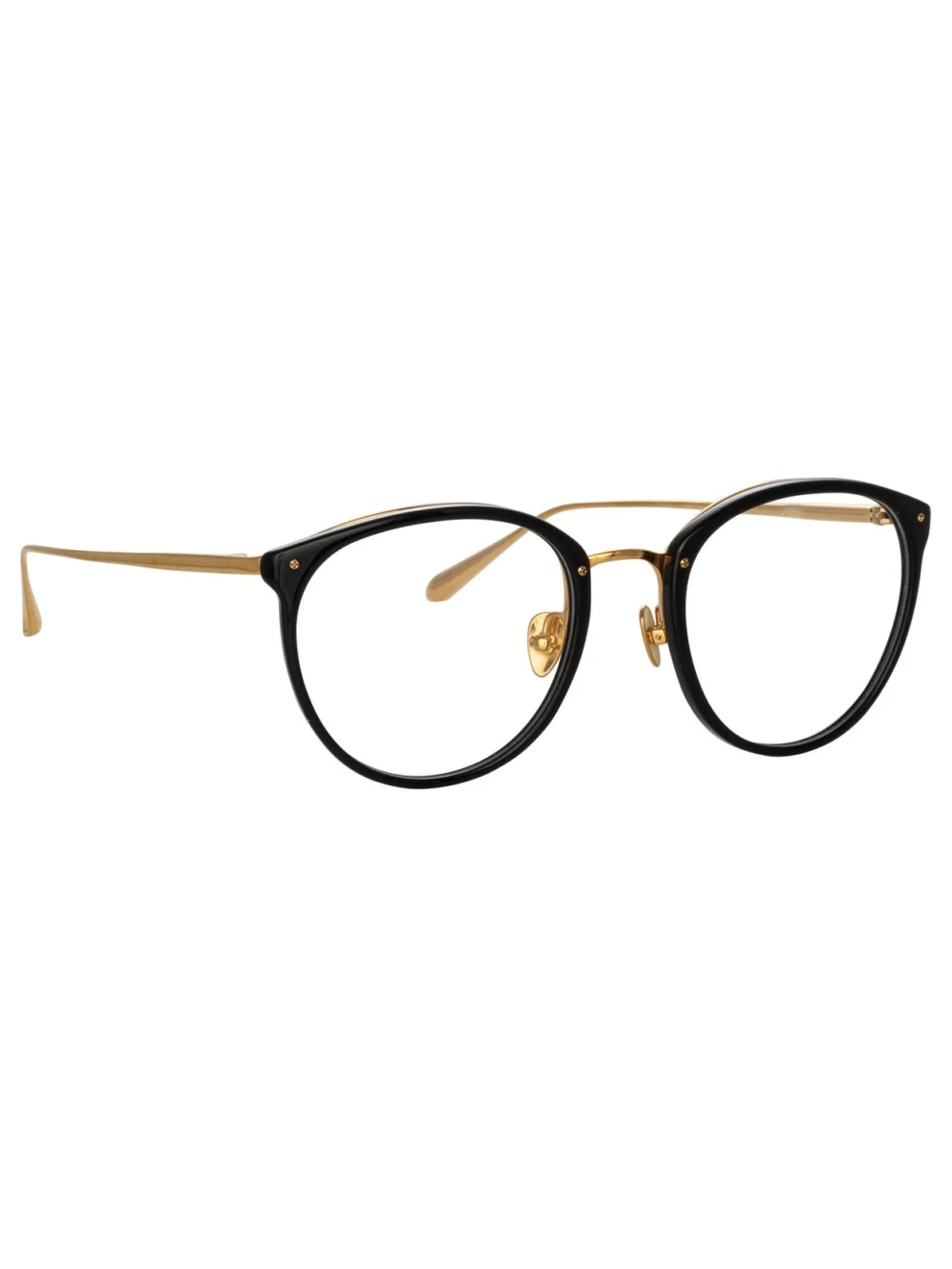 Linda Farrow Calthorpe Optical Frame, black, view 4