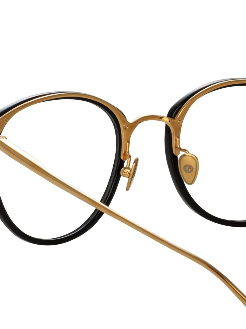 Linda Farrow Calthorpe Optical Frame, black, view 5