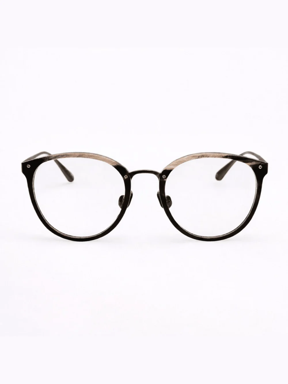 Linda Farrow Calthorpe Optical Frame in buffalo horn and 925 sterling silver