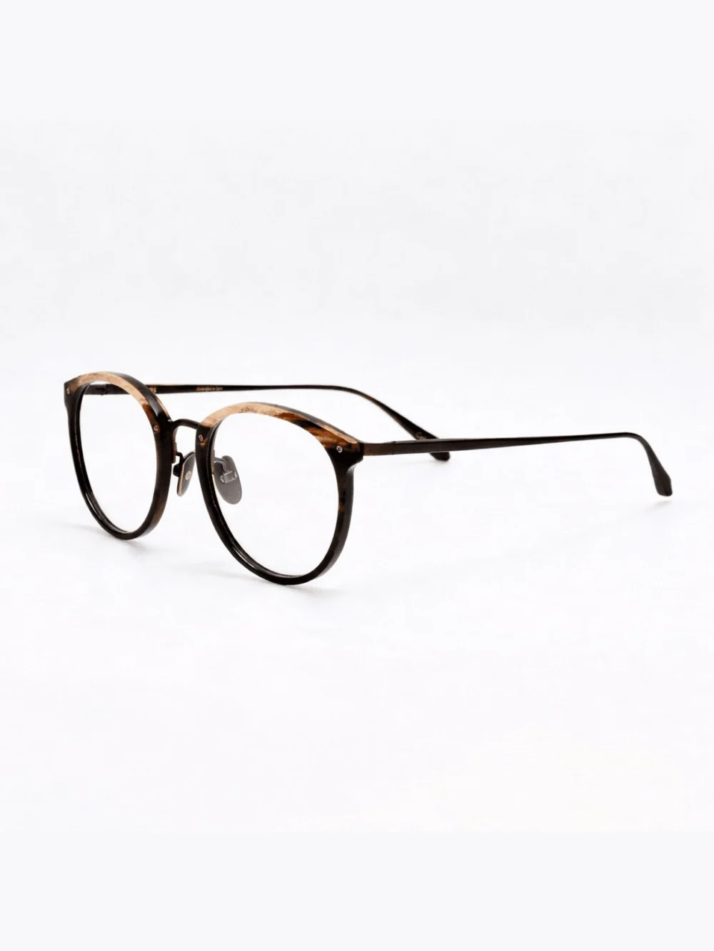 Linda Farrow Calthorpe Optical Frame, buffalo horn and 925 sterling silver, view 2
