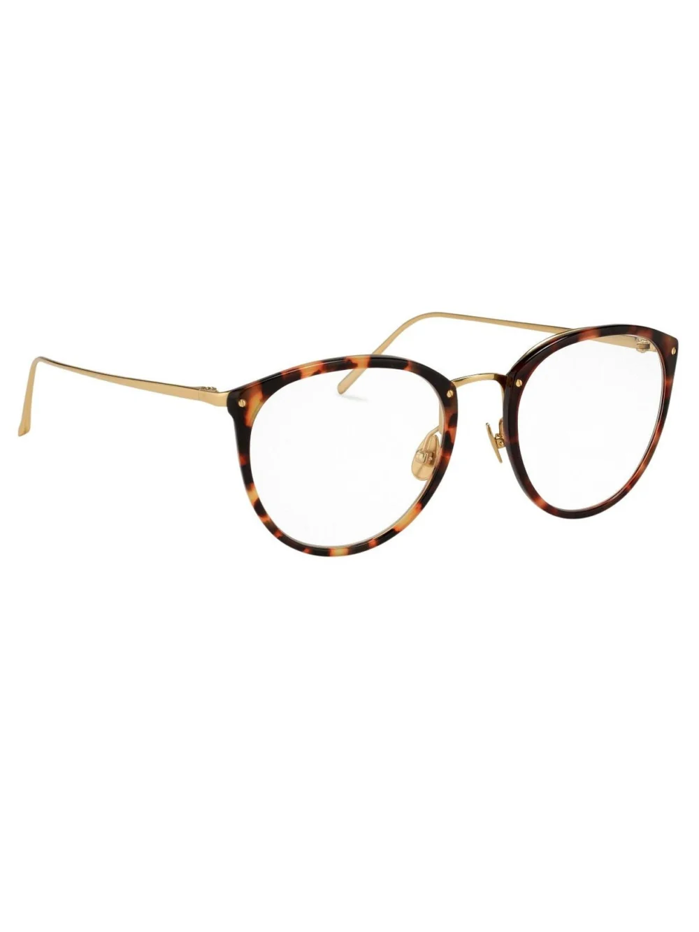 Linda Farrow Calthorpe Optical Frame, tortoiseshell, view 2