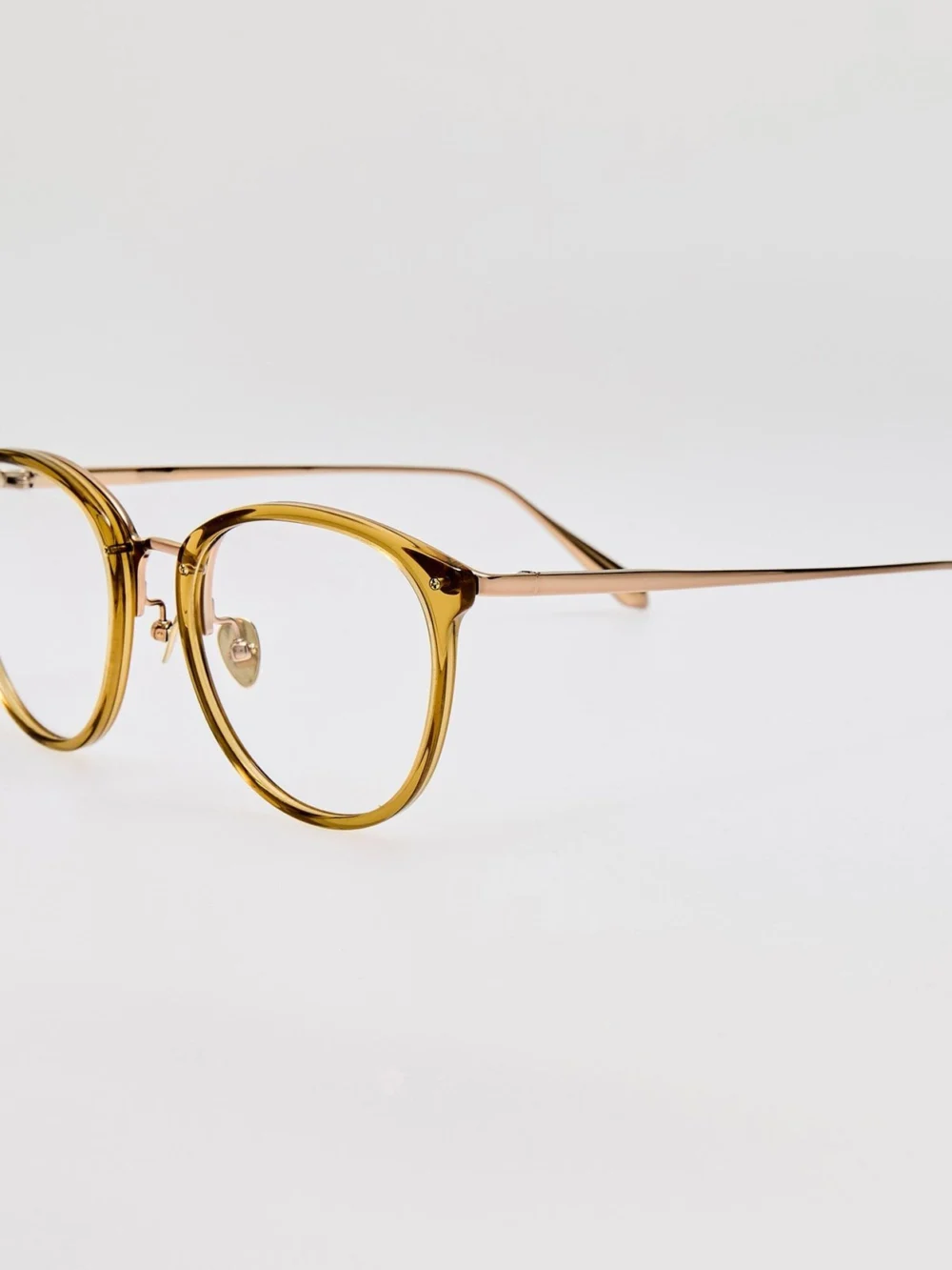 Linda Farrow Calthorpe Optical, khaki, view 2