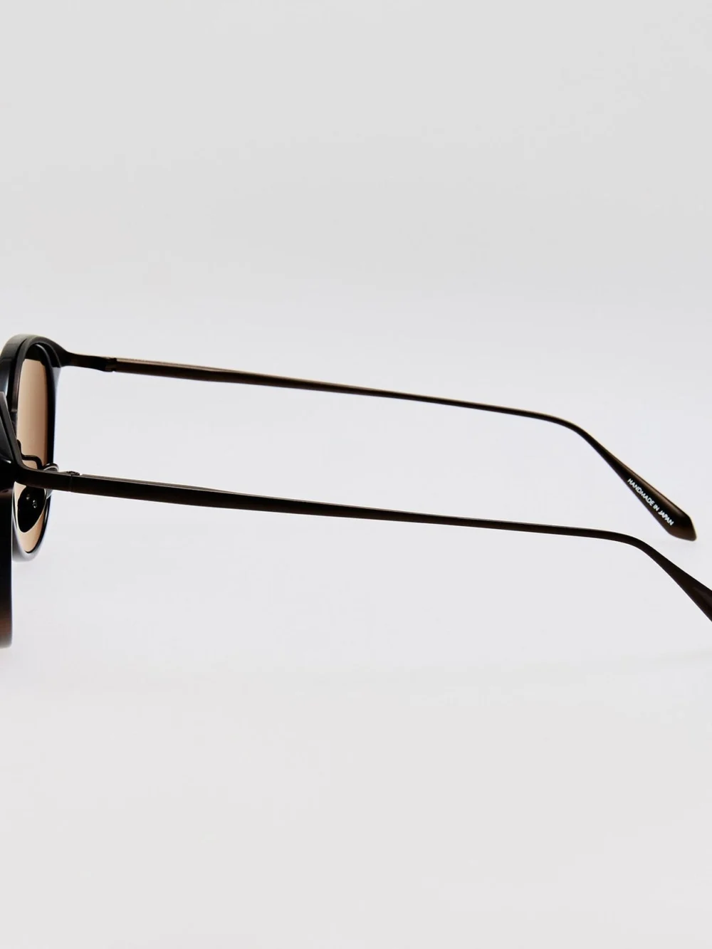 Linda Farrow Calthorpe Sunglasses, black and matt nickel, view 6