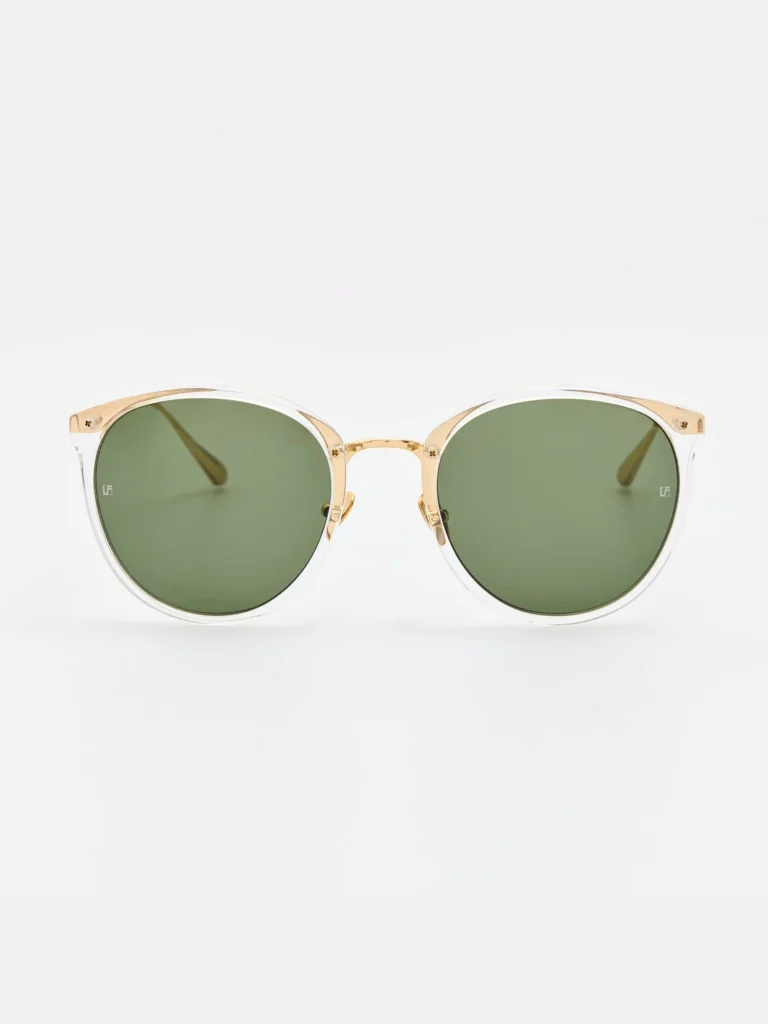 Linda Farrow Calthorpe Sunglasses in Clear