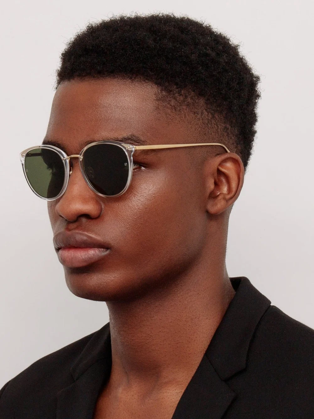 Linda Farrow Calthorpe Sunglasses, clear, view 4