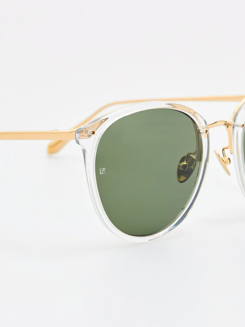 Linda Farrow Calthorpe Sunglasses, clear, view 5