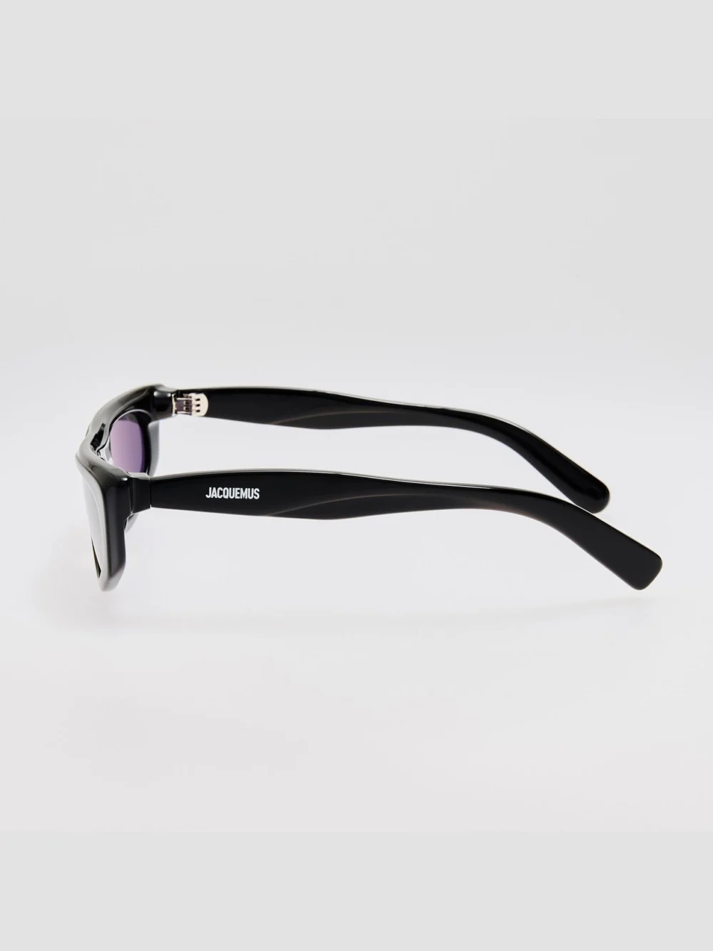 Linda Farrow Casco Sunglasses, black, view 6
