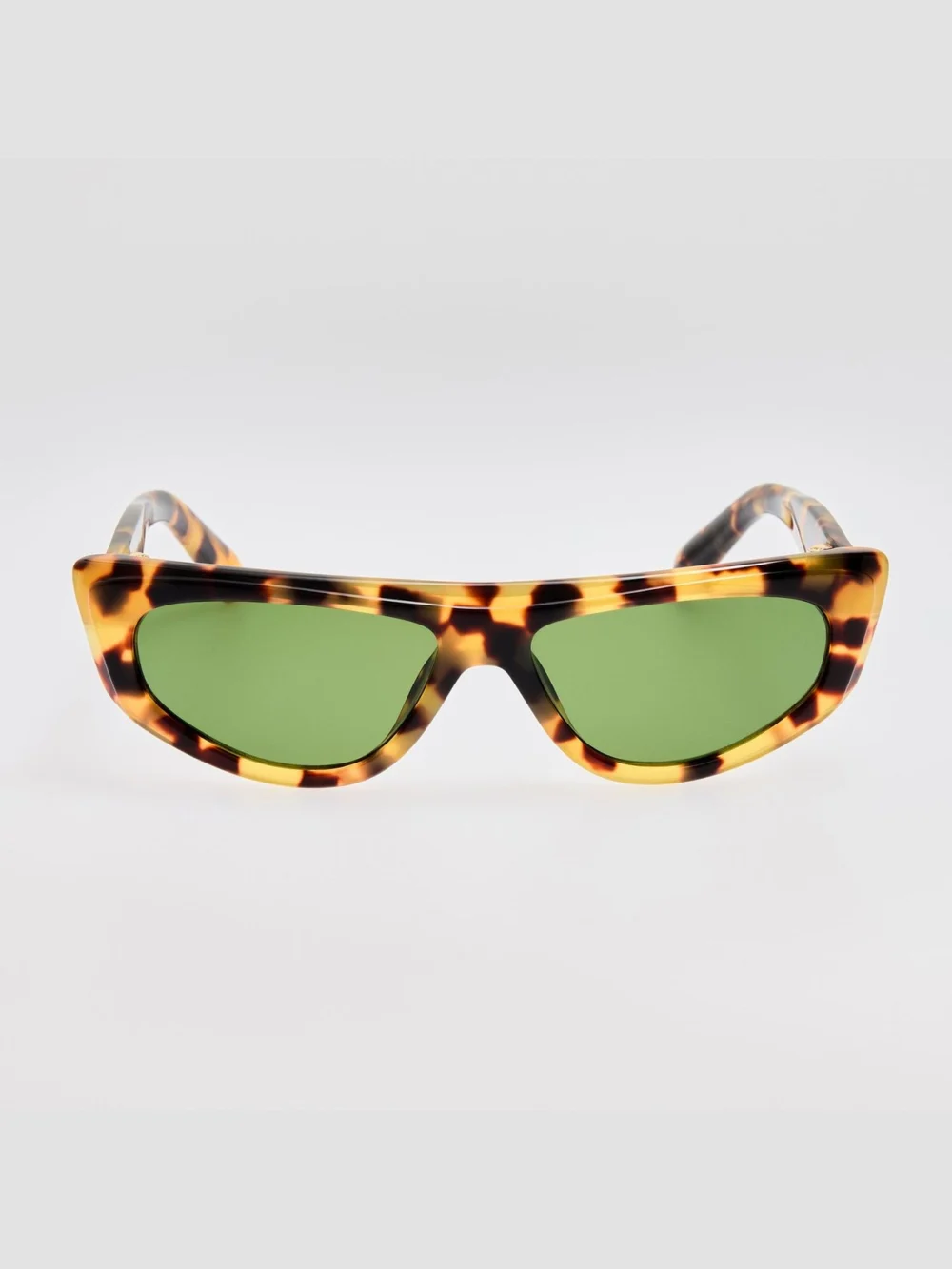 Linda Farrow Casco Sunglasses in tortoiseshell
