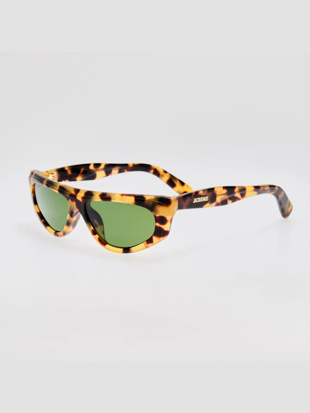 Linda Farrow Casco Sunglasses, tortoiseshell, view 2