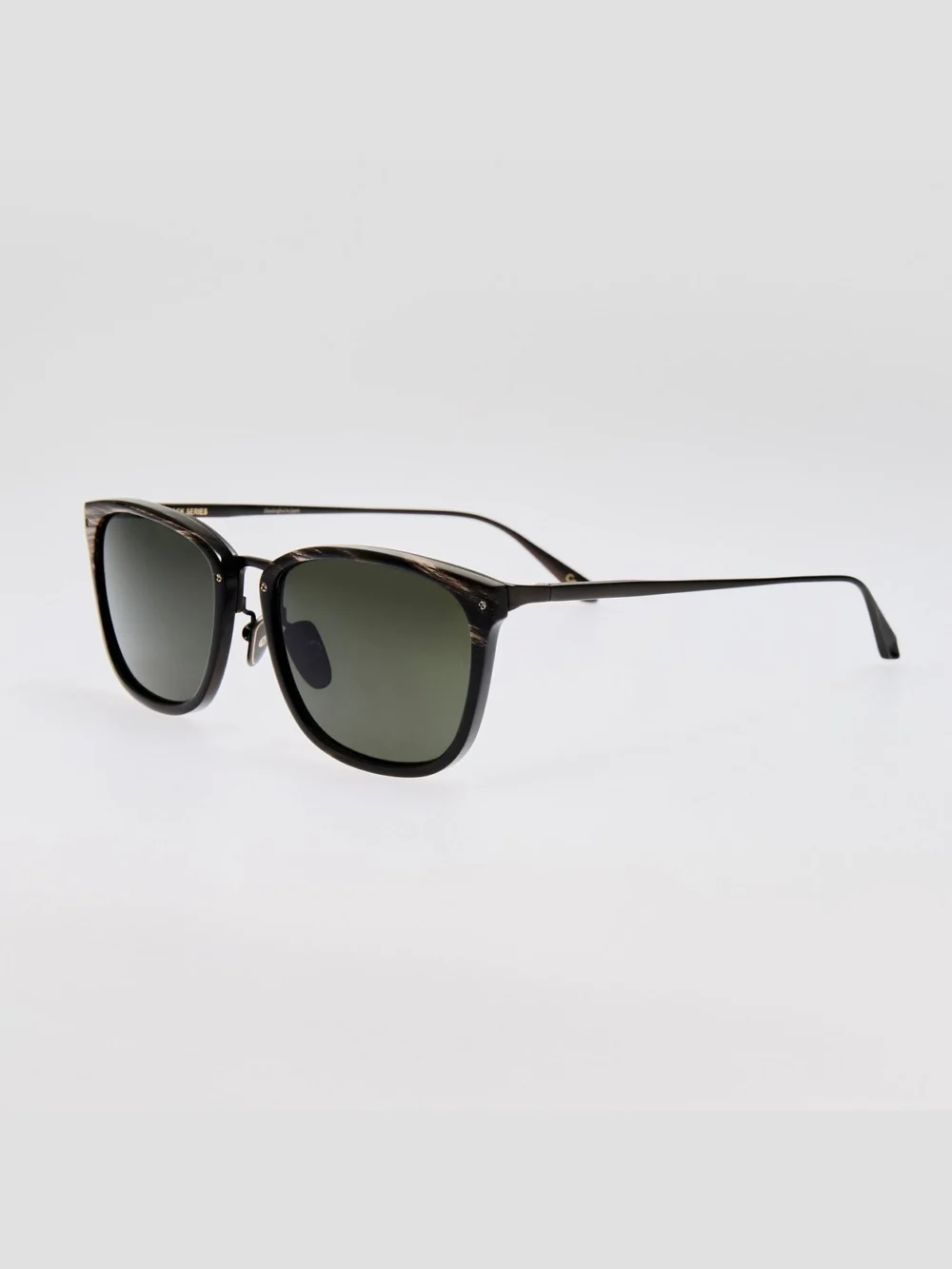 Linda Farrow Cassin Sunglasses, buffalo horn and 925 sterling silver, view 5
