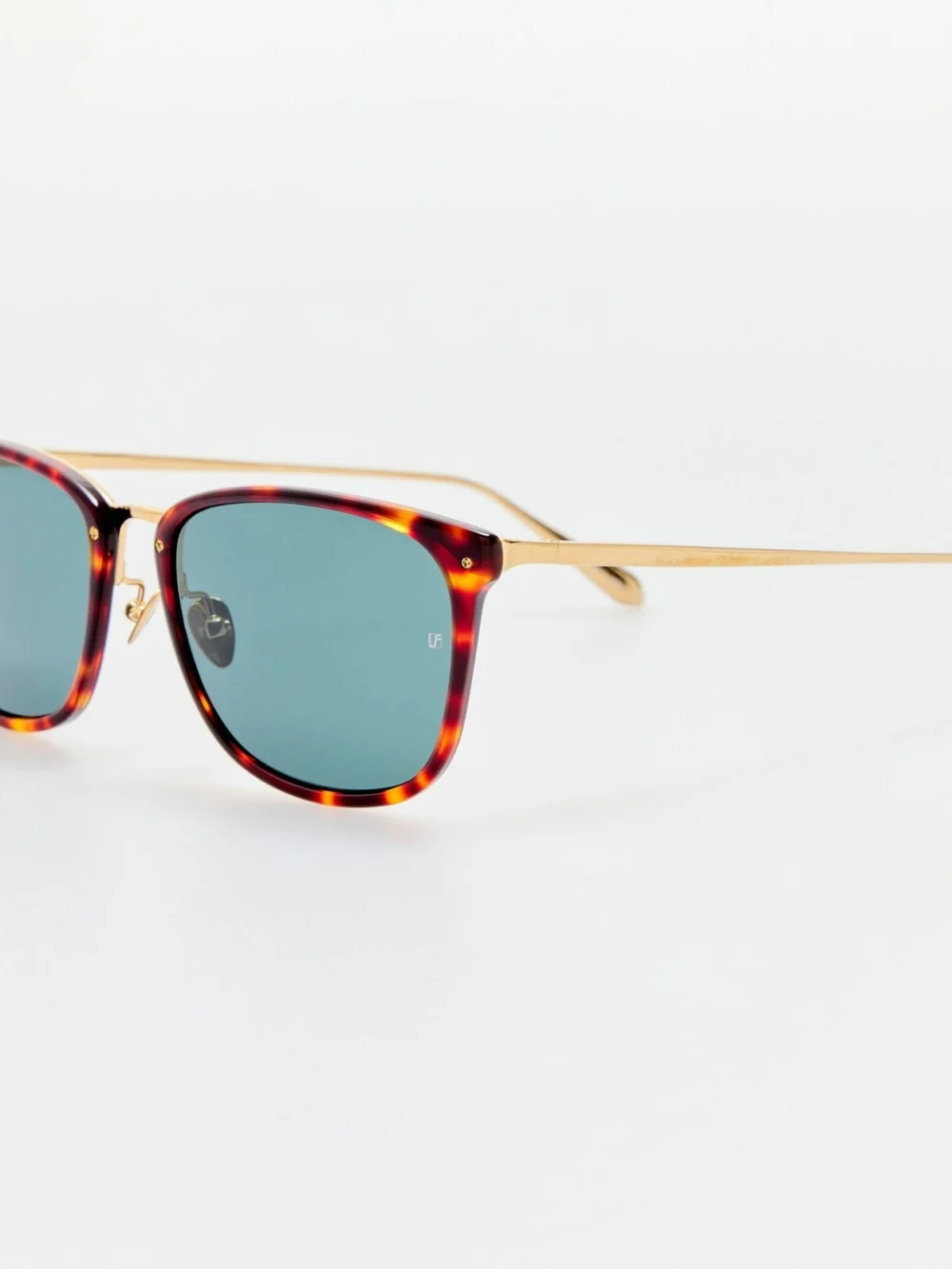 Linda Farrow Cassin Sunglasses, tortoiseshell, view 2